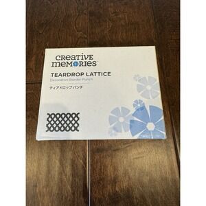 Creative‎ Memories TEARDROP LATTICE Decorative Border Punch 2017 BRAND NEW
